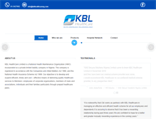 Tablet Screenshot of kblhealthcareng.com